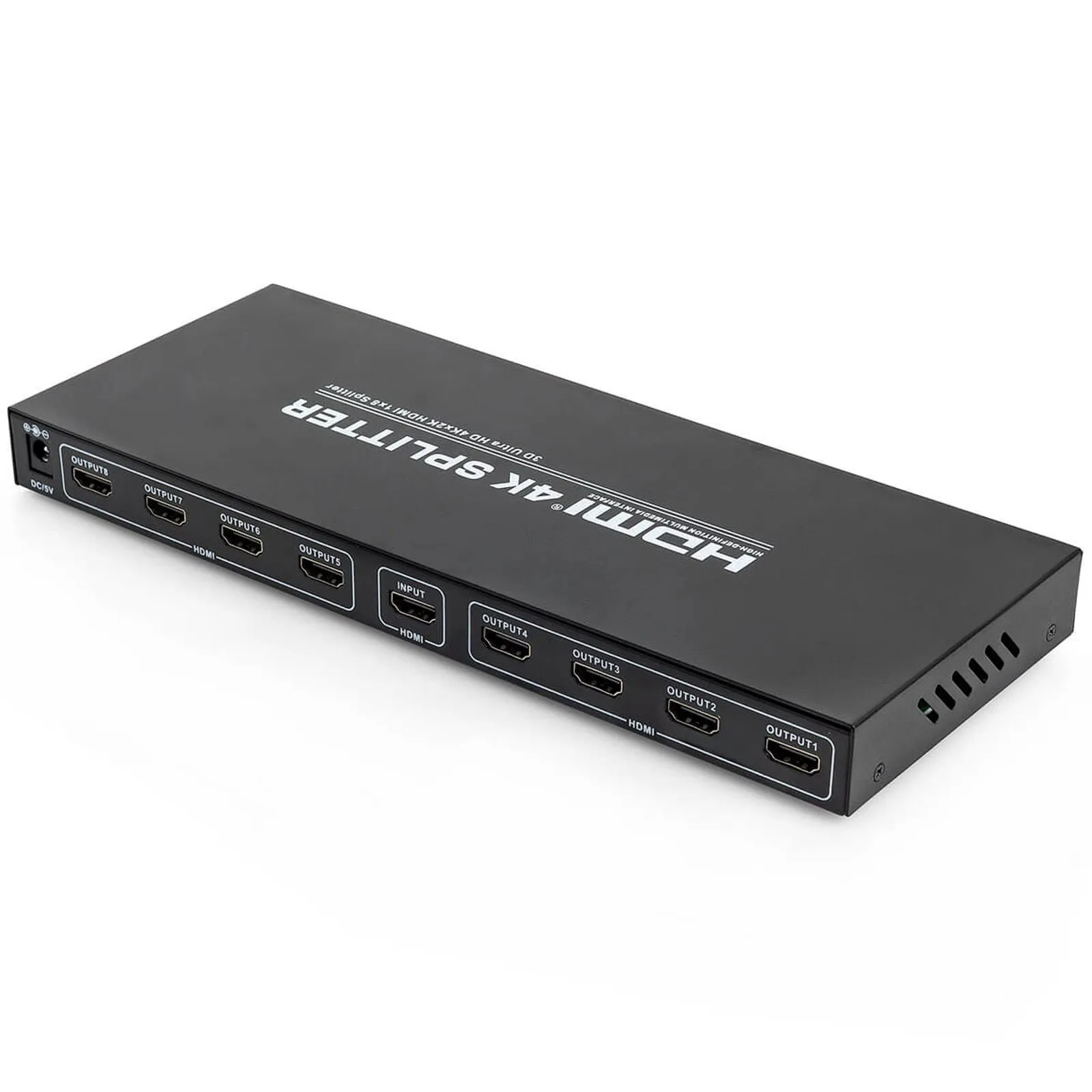 Splitter Hdmi 4k Replicador 1 Entrada X 8 Saídas Cod: 2203